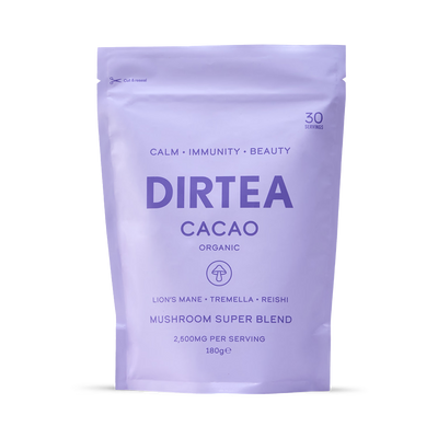 Holland & Barrett Dirtea Mushroom Superblend Cacao 180g- Buy online at McGrocer