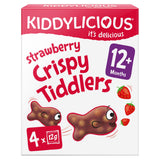 Kiddylicious Strawberry Crispy Tiddlers Baby Snacks 4x12g GOODS Sainsburys   