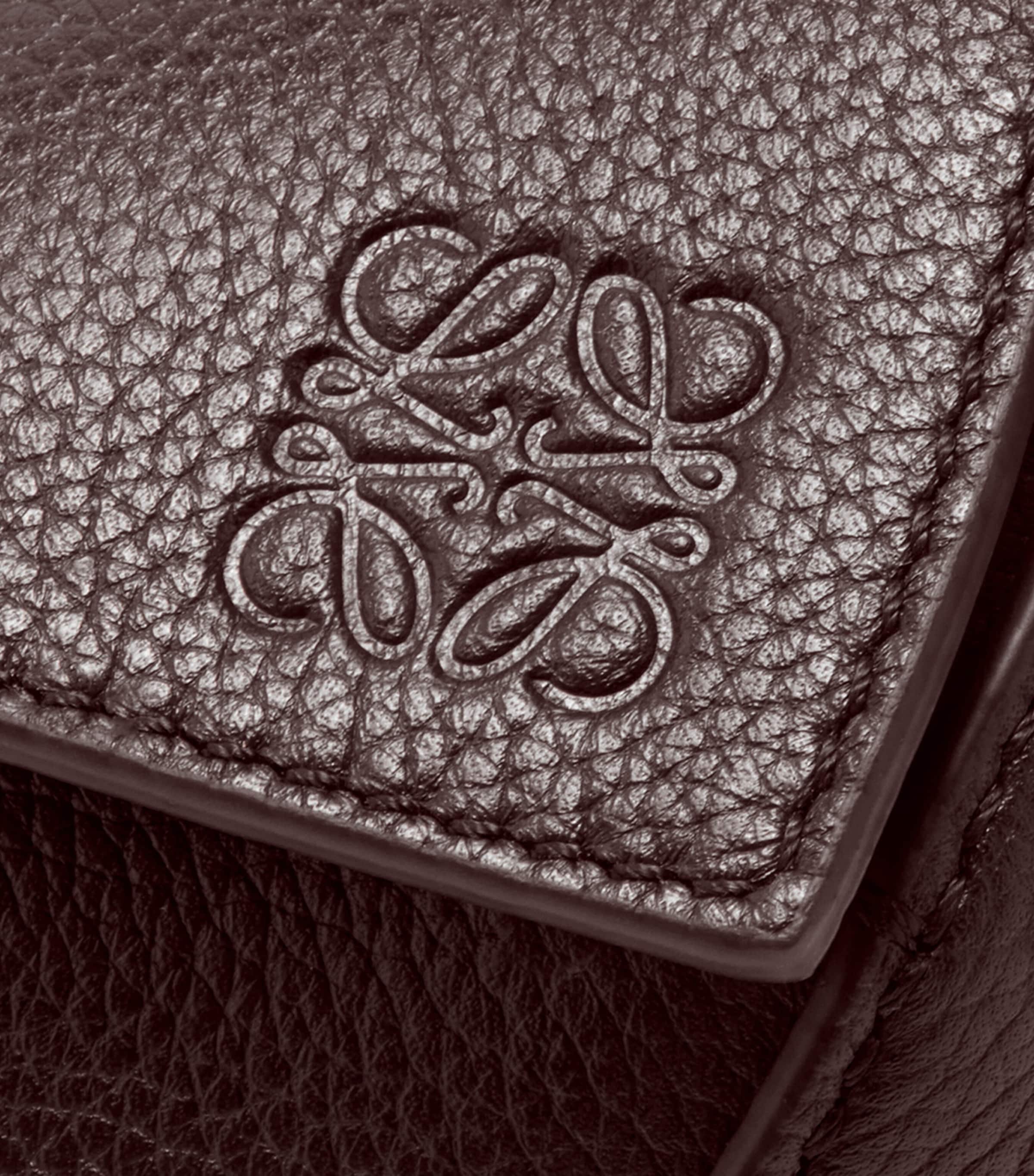 LOEWE mini leather puzzle top-handle bag, imported from the UK