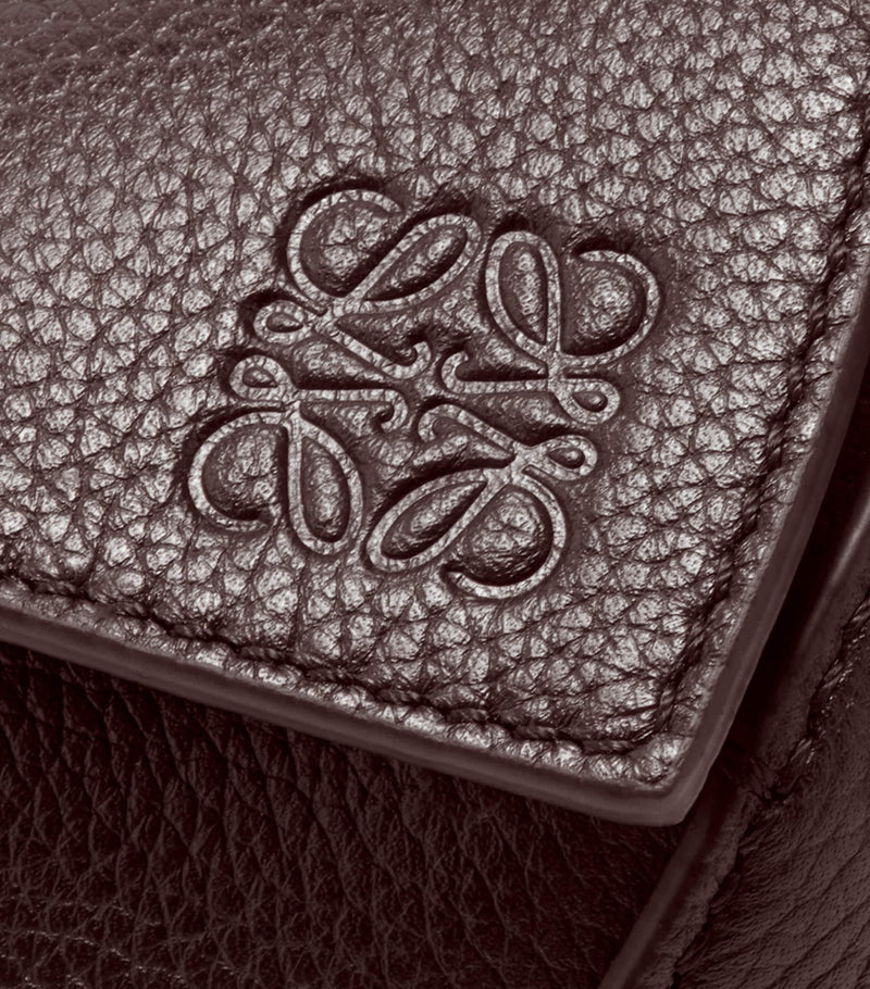 LOEWE mini leather puzzle top-handle bag, imported from the UK
