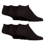IOMI Mens 6 Pack Trainer Ankle Socks