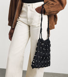Sandro Paris studded shoulder bag (British brand)