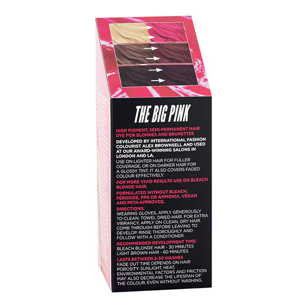 Bleach London pink hair dye 150ml - British product