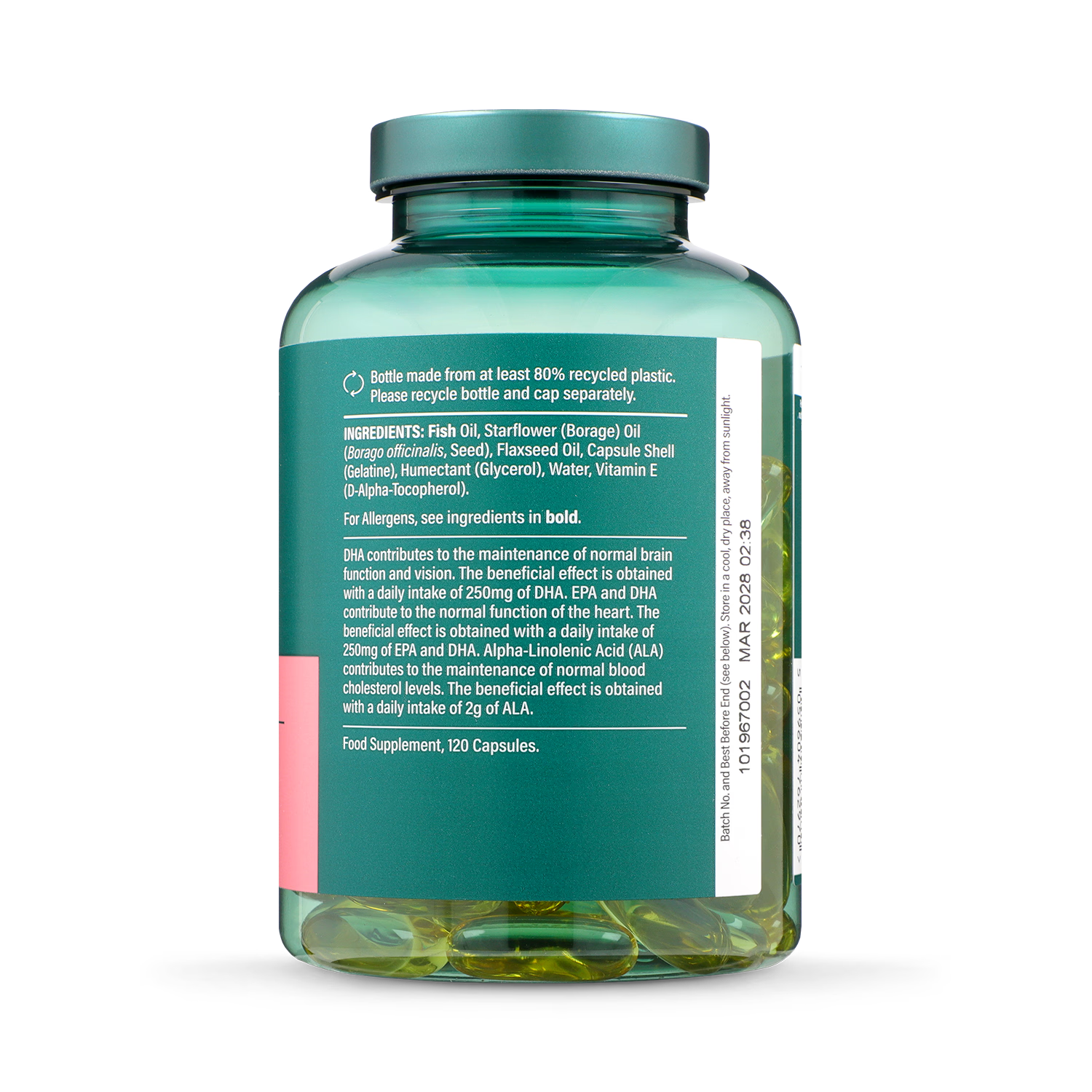 Holland & Barrett Triple Omega 3-6-9 Capsules 120 Count, UK version