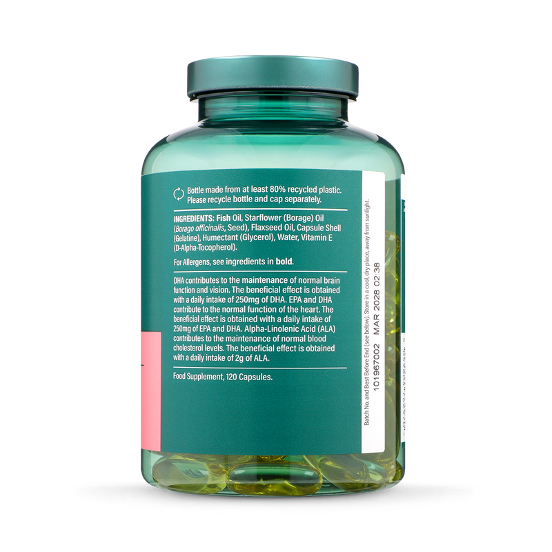 Holland & Barrett Triple Omega 3-6-9 Capsules 120 Count, UK version