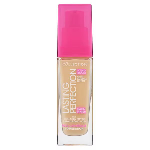 Lasting Perfection Satin Foundation 6W Cashew Warm, UK version