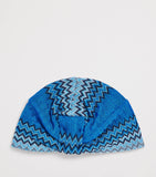 Missoni zigzag knot-front turban, imported from the UK