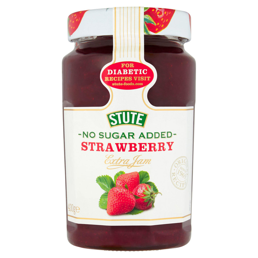 Stute No Sugar Strawberry Extra Jam 430g