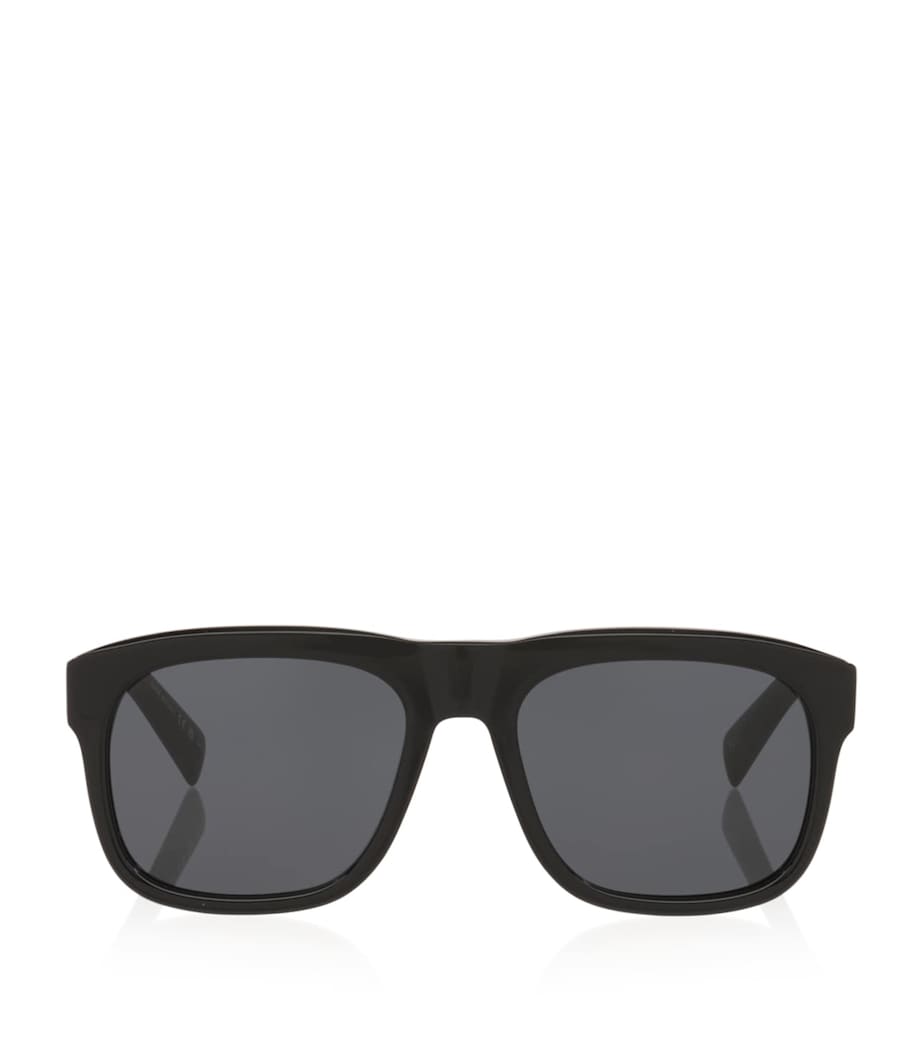 Saint Laurent SL 558 rectangular acetate sunglasses, imported from the UK