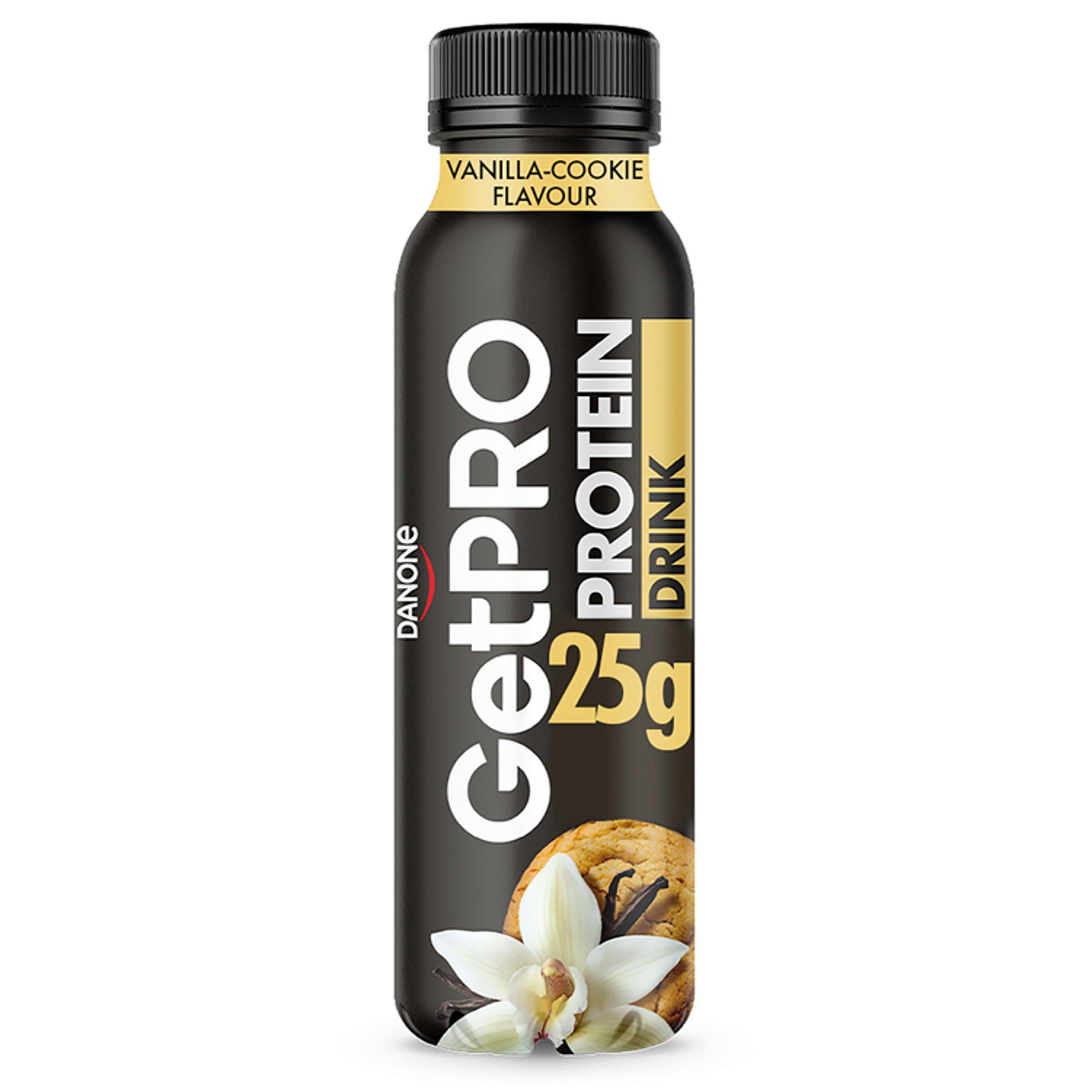 GetPro Vanilla Cookie High Protein Yoghurt Drink 300g GOODS Sainsburys   