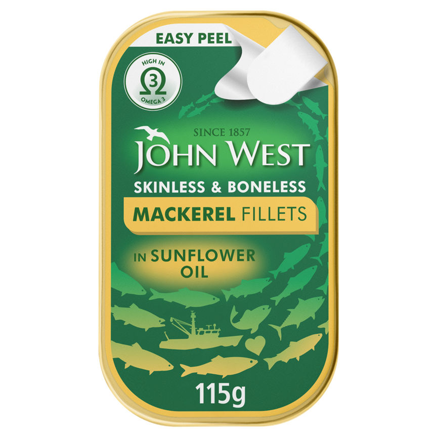 John West Mackerel Fillets in Sunflower Oil GOODS ASDA   