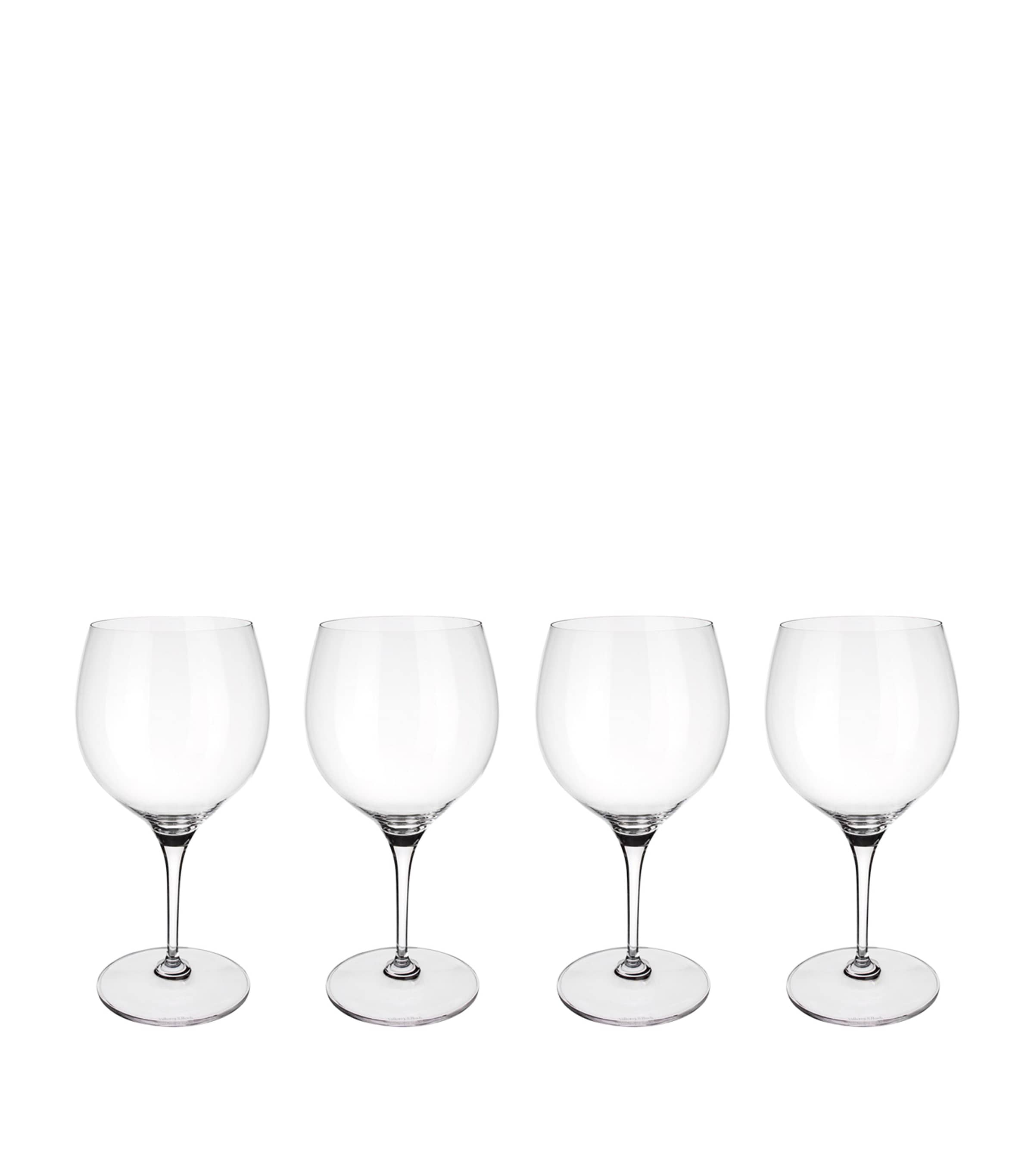 Villeroy & Boch Burgundy wine goblets 200ml (British brand)
