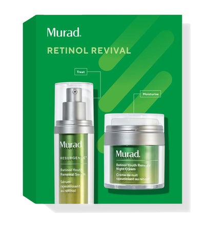 Retinol Serum og Nattkremsett mot aldring 30ml + 50ml