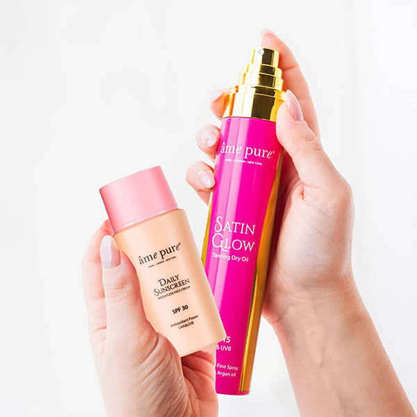 âme pure SPF 30 face and SPF 15 body set, UK version