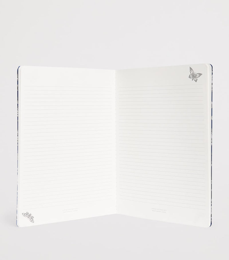 Harrods Gilded Butterfly lined notebook, UK version
