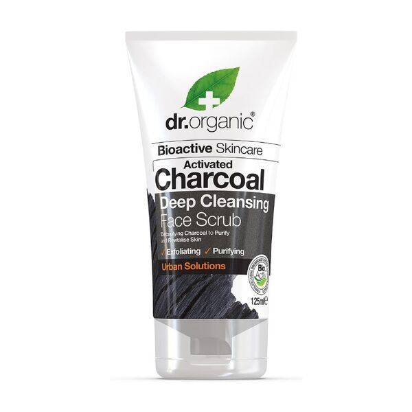 Dr Organic charcoal face scrub 125ml (British brand)