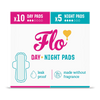 Flo Bamboo Period Pads Combo Pack 15 Pads - British product