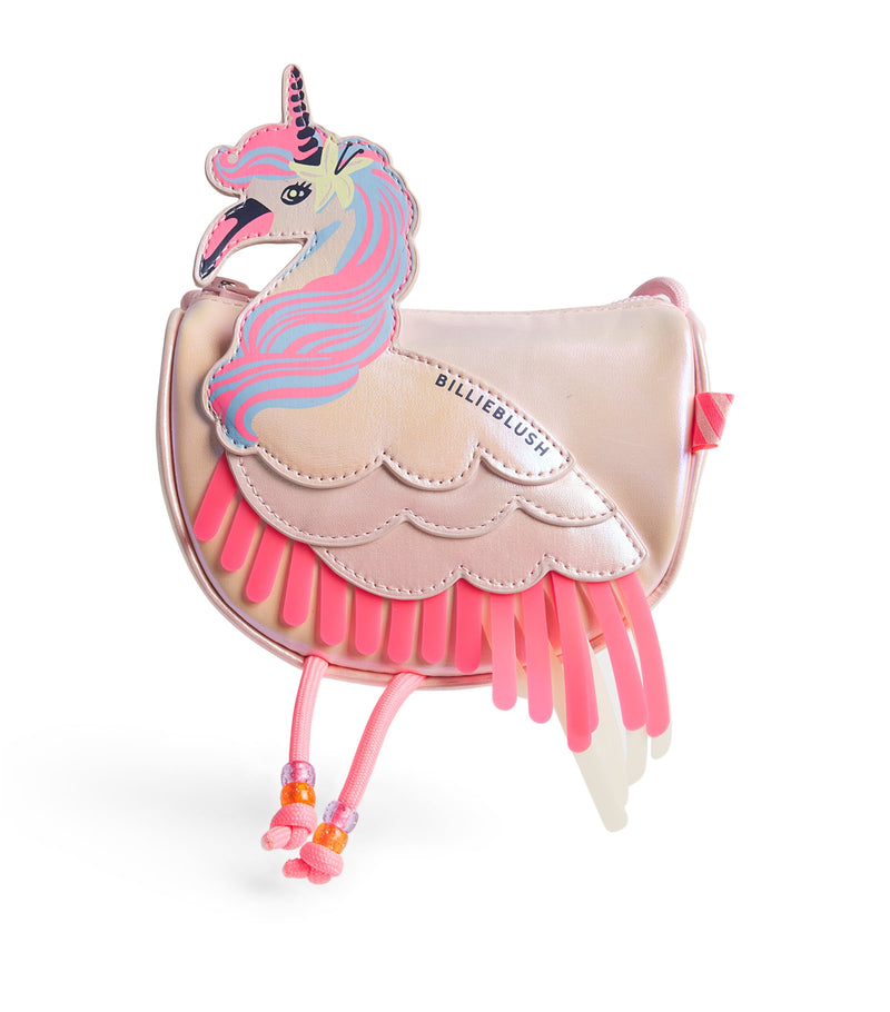 Billieblush unicorn flamingo cross-body bag for kids - British product