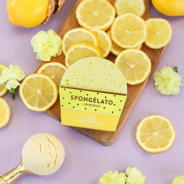 Spongelle Spongelato Limone body wash buffer, UK version