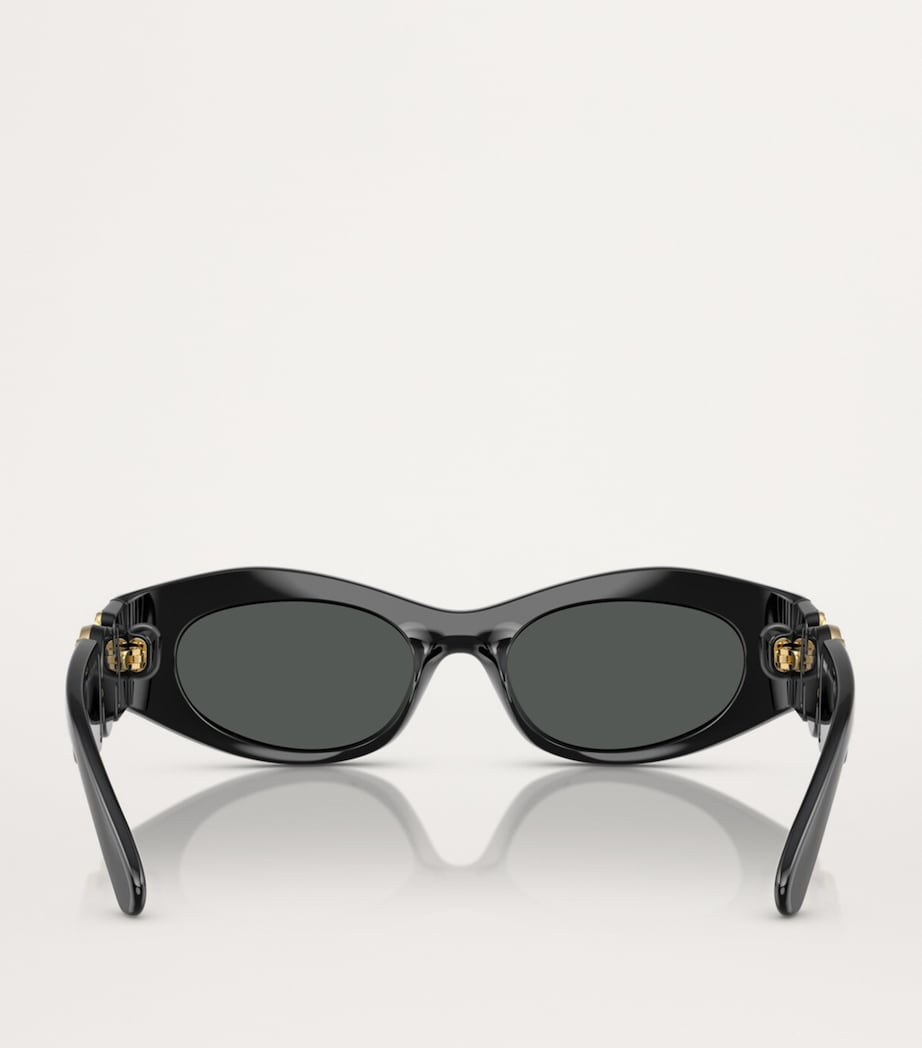 Versace acetate oval sunglasses, UK version