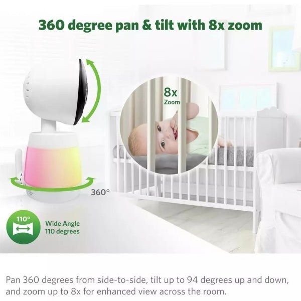 LeapFrog 2936HD touch smart baby monitor 5.5 inch - British product