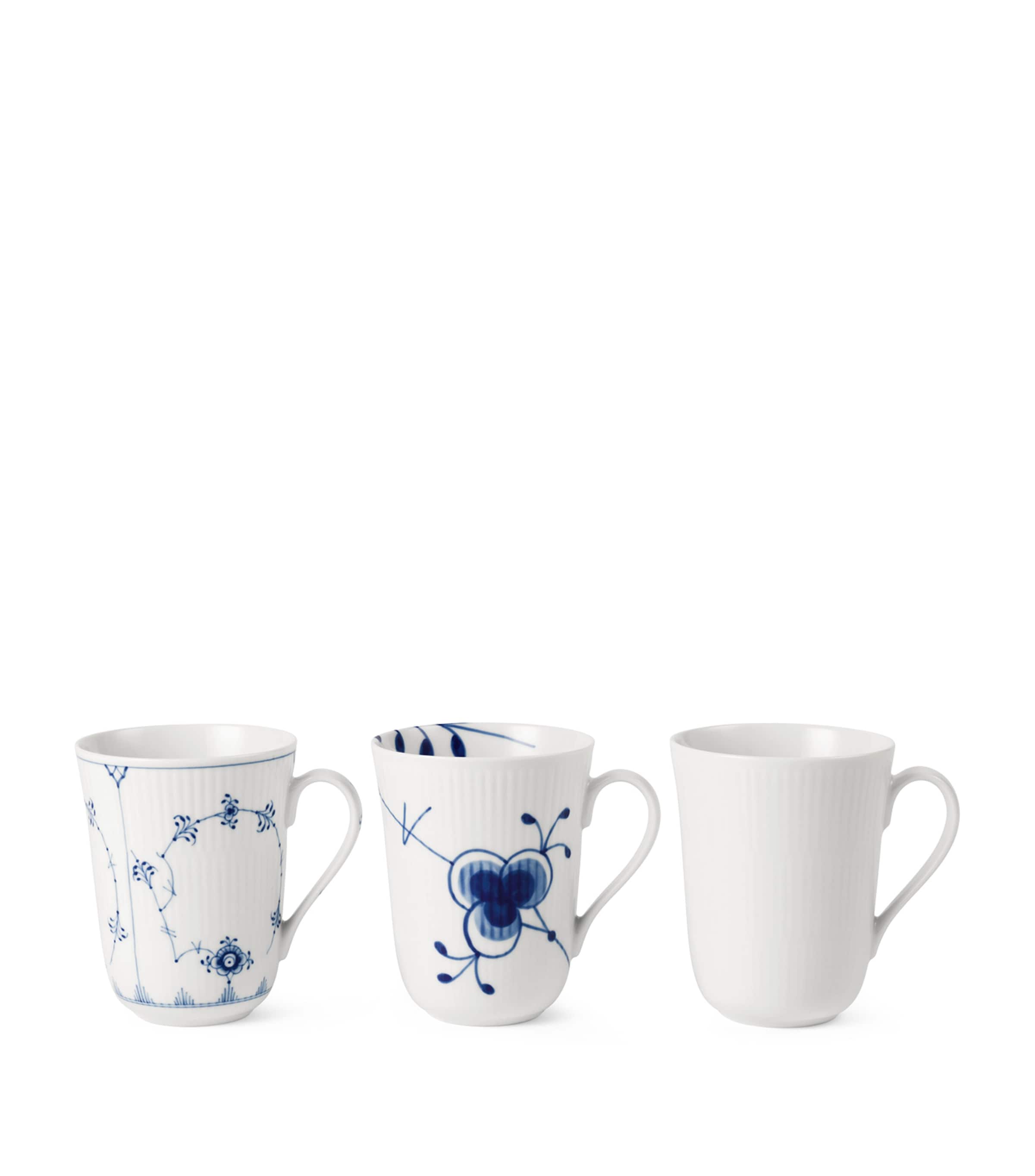 Royal Copenhagen porcelain history cup gift set, imported from the UK