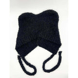 SVNX beanie with bear ears in black, one size - British product