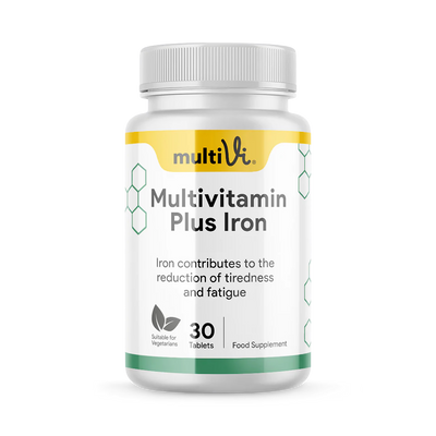 Holland & Barrett Multivi Multivitamin Plus Iron Tablets- Buy online at McGrocer