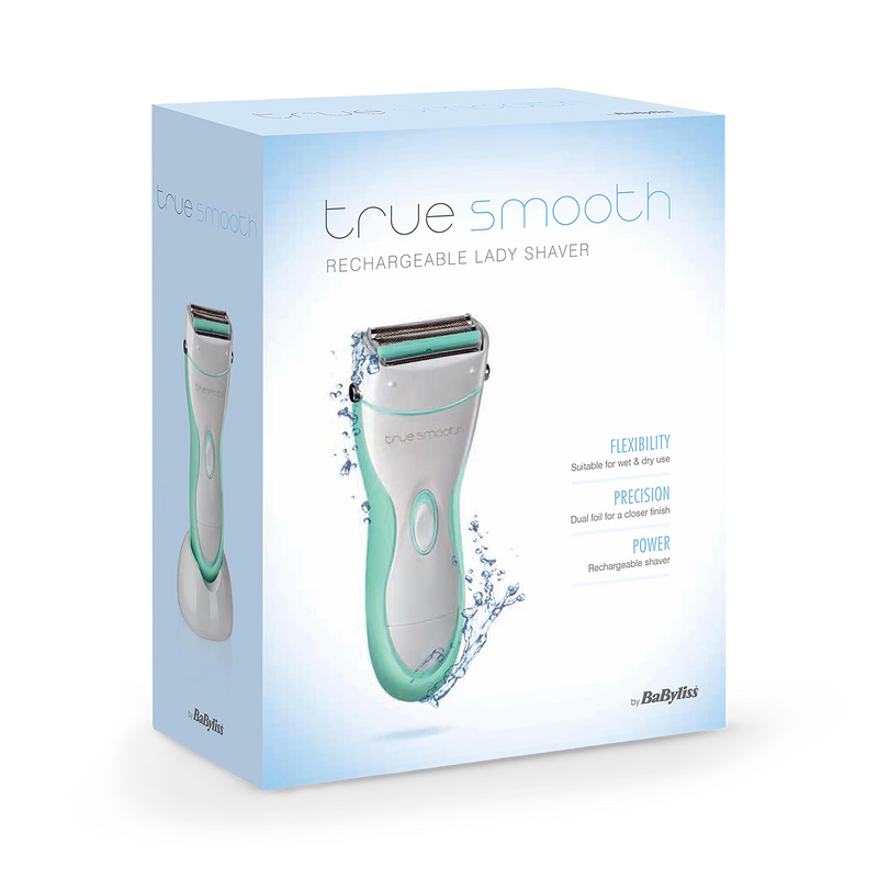 Babyliss Truesmooth wet dry rechargeable lady shaver (British brand)