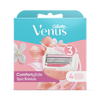 Venus Comfort Glide Spa Breeze razor blade refills 4 count, UK version