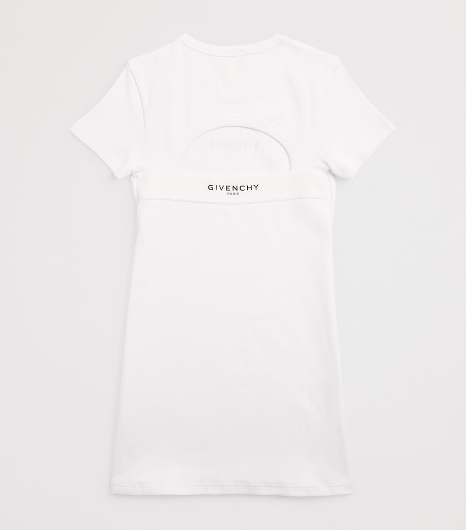 Givenchy Kids stretch-cotton logo short-sleeve dress 4-12+ years, UK version