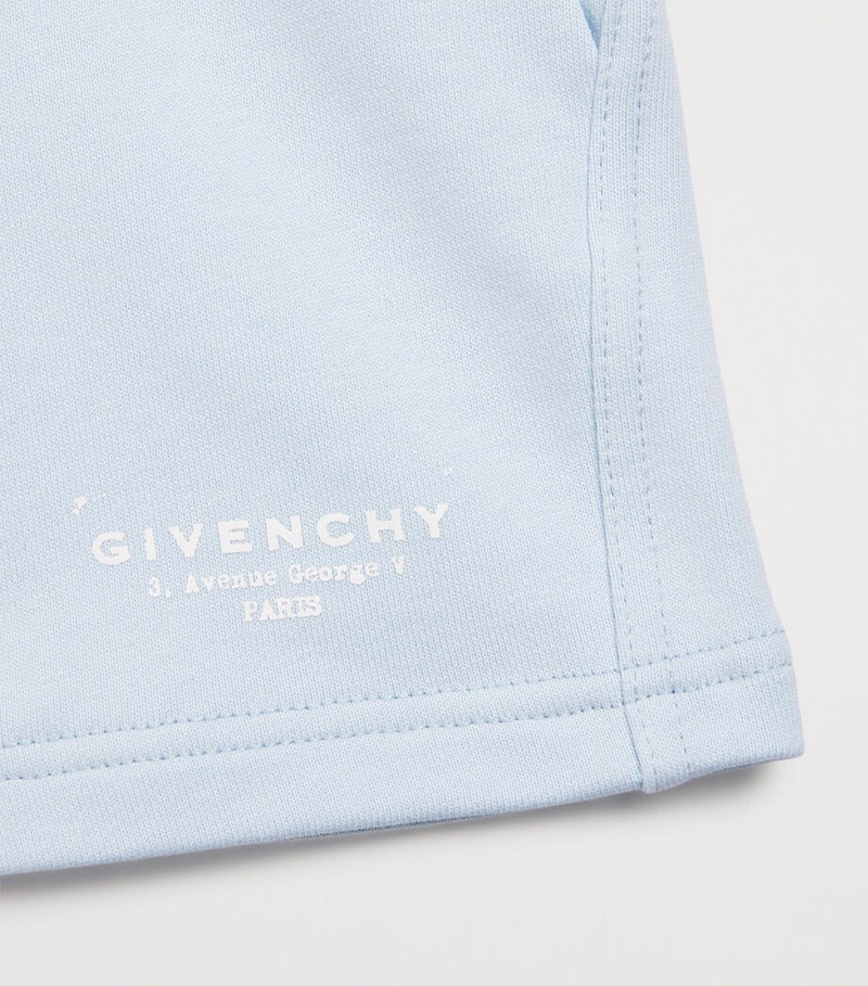 Givenchy cotton logo sweat shorts for babies 6-24 months, UK version