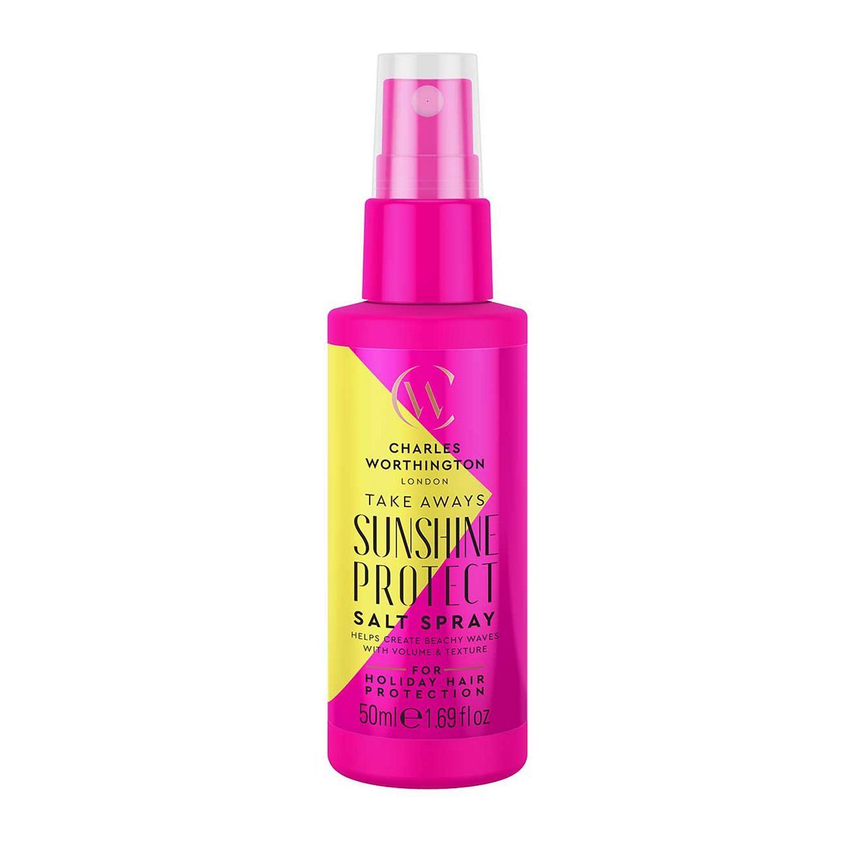 Charles Worthington Sunshine Salt Spray Takeaway 50ml Haircare & Styling Boots   