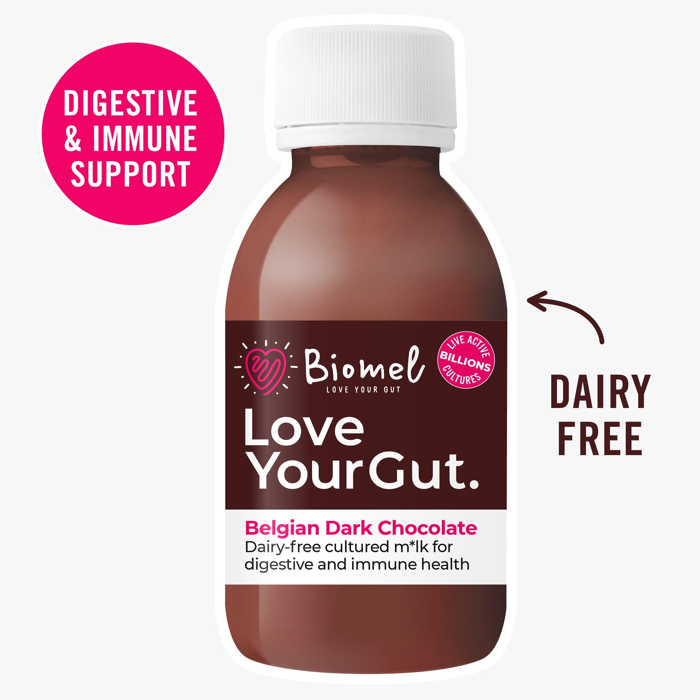 Biomel Dark Chocolate Dairy Free Coconut Probiotic Drink 125ml GOODS Sainsburys   