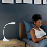 White daylight desk lamp for reading and crafting, UK version