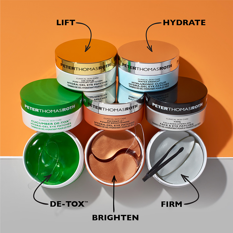 Peter Thomas Roth Potent-C Hydra-Gel eye patches 60 Patches, imported from the UK
