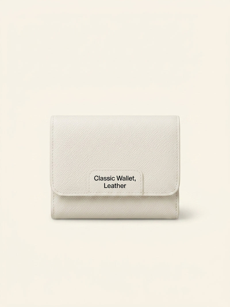 Cartier mini leather wallet with rose-gold plaque - British product