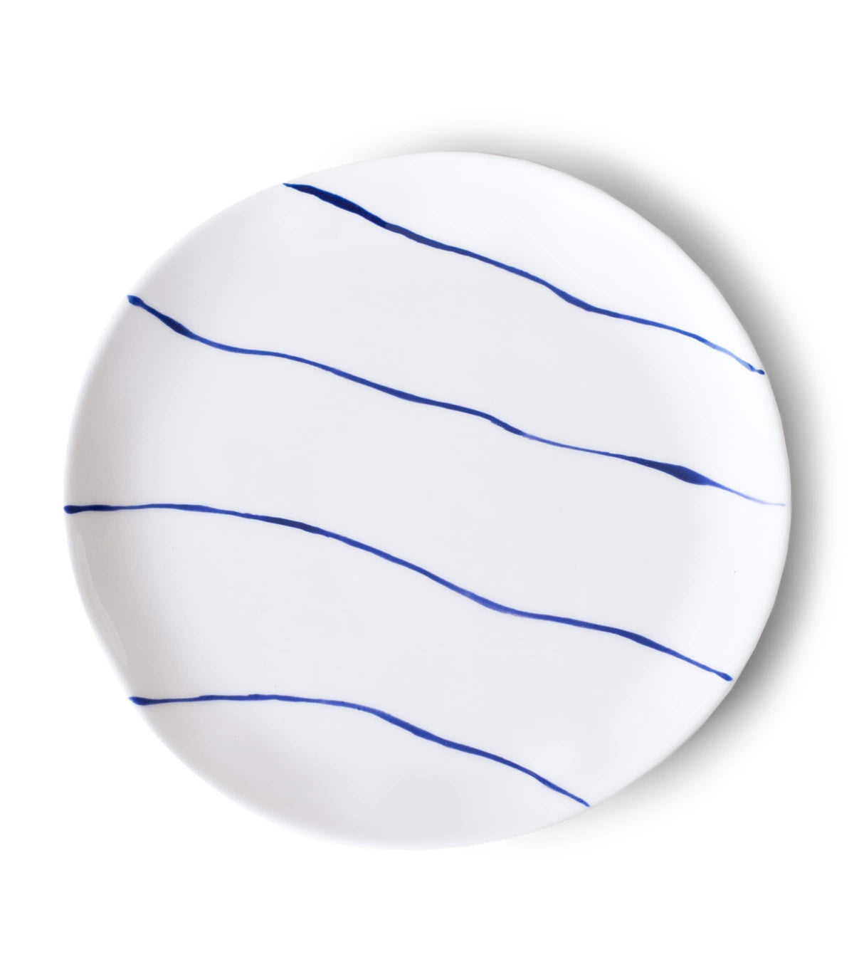 Feldspar Stripe cake plate 16cm - British product