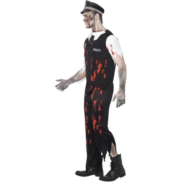 Smiffys Zombie Policeman adult costume set (British brand)