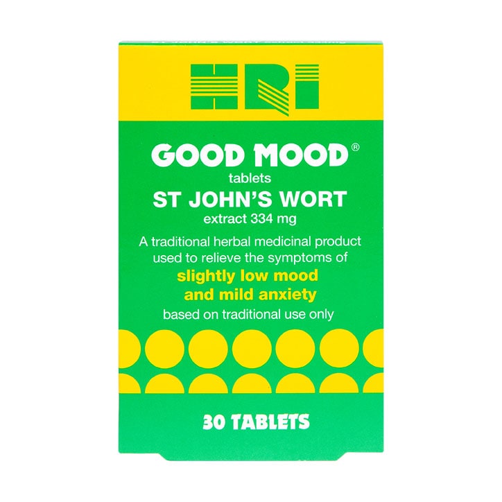 HRI Good Mood St John's Wort 30 Tablets GOODS Holland&Barrett   