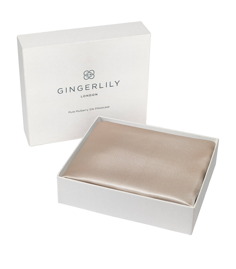 Gingerlily Beauty Box silk pillowcase 50cm x 75cm, UK version