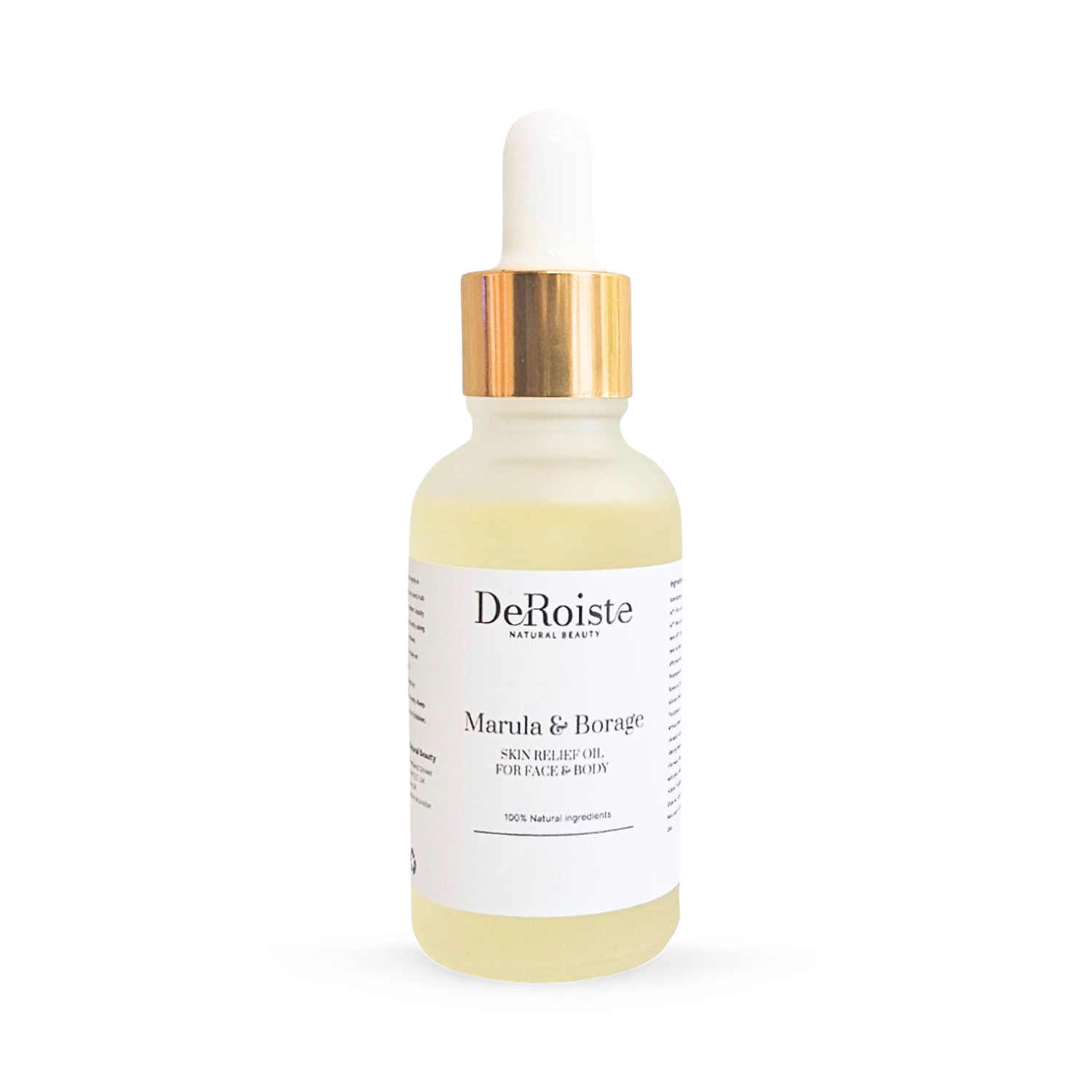 Skin relief oil with Marula and Borage (British brand)