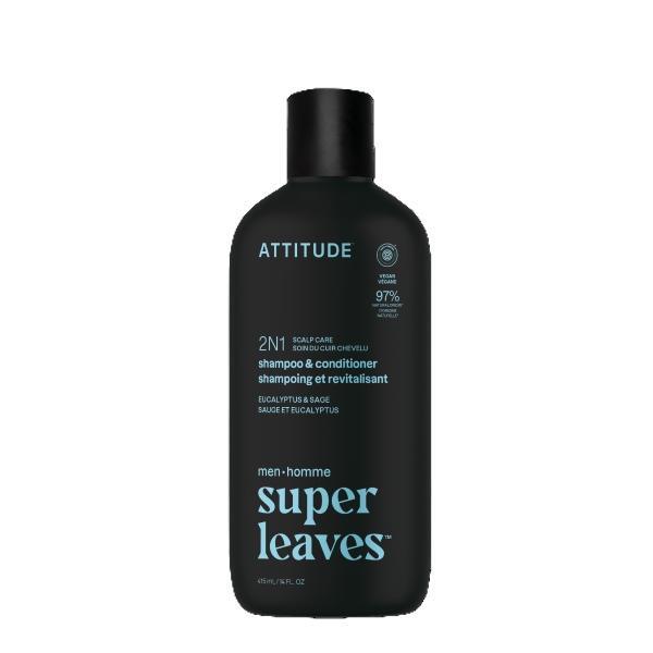 Attitude 2-in-1 scalp care shampoo and conditioner 414ml, UK version