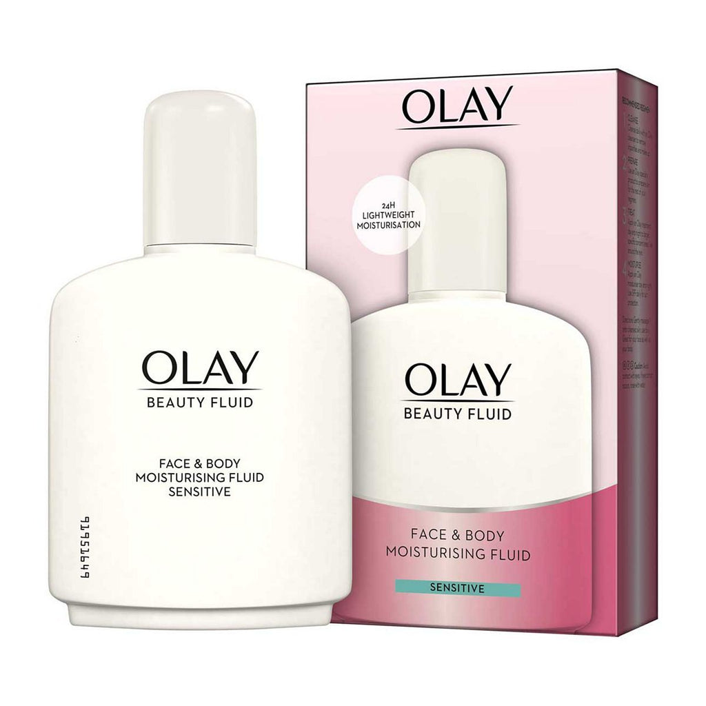 Olay Beauty Fluid Face And Body Sensitive Moisturiser 200ml