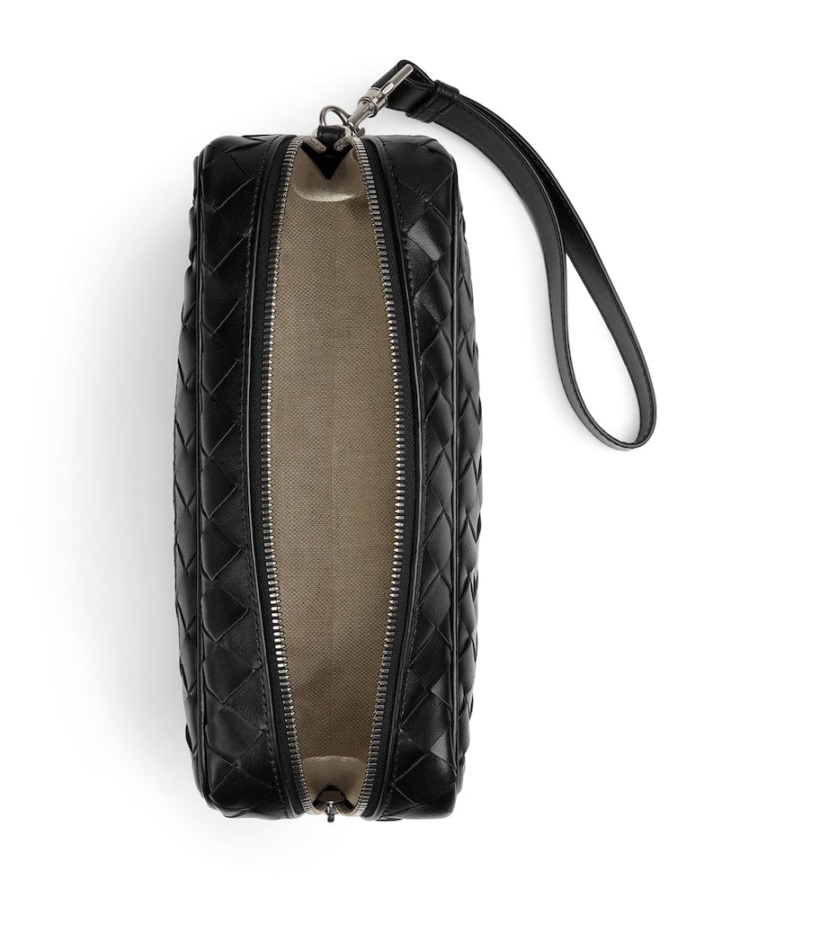 Bottega Veneta leather Intrecciato wash bag - British product