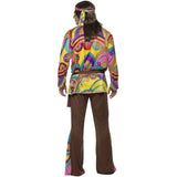 Smiffys psychedelic hippie man costume, imported from the UK