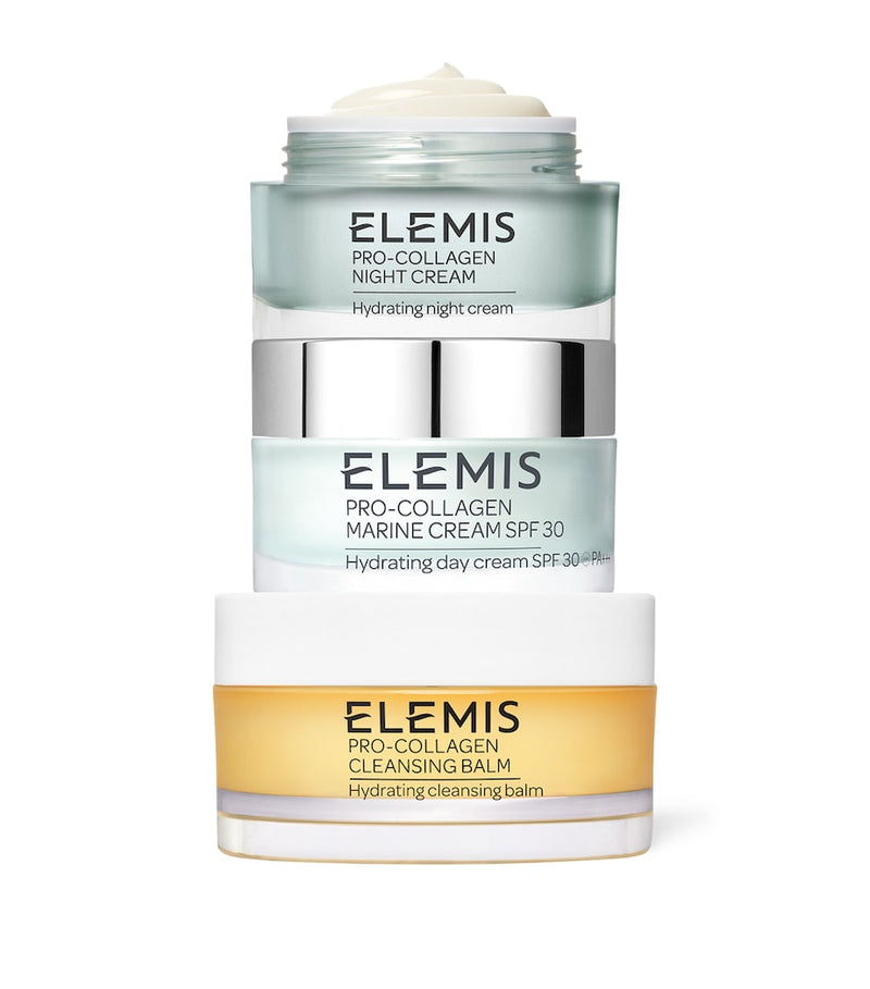 Elemis Pro-Collagen skincare gift set with cleansing balm and creams - British product