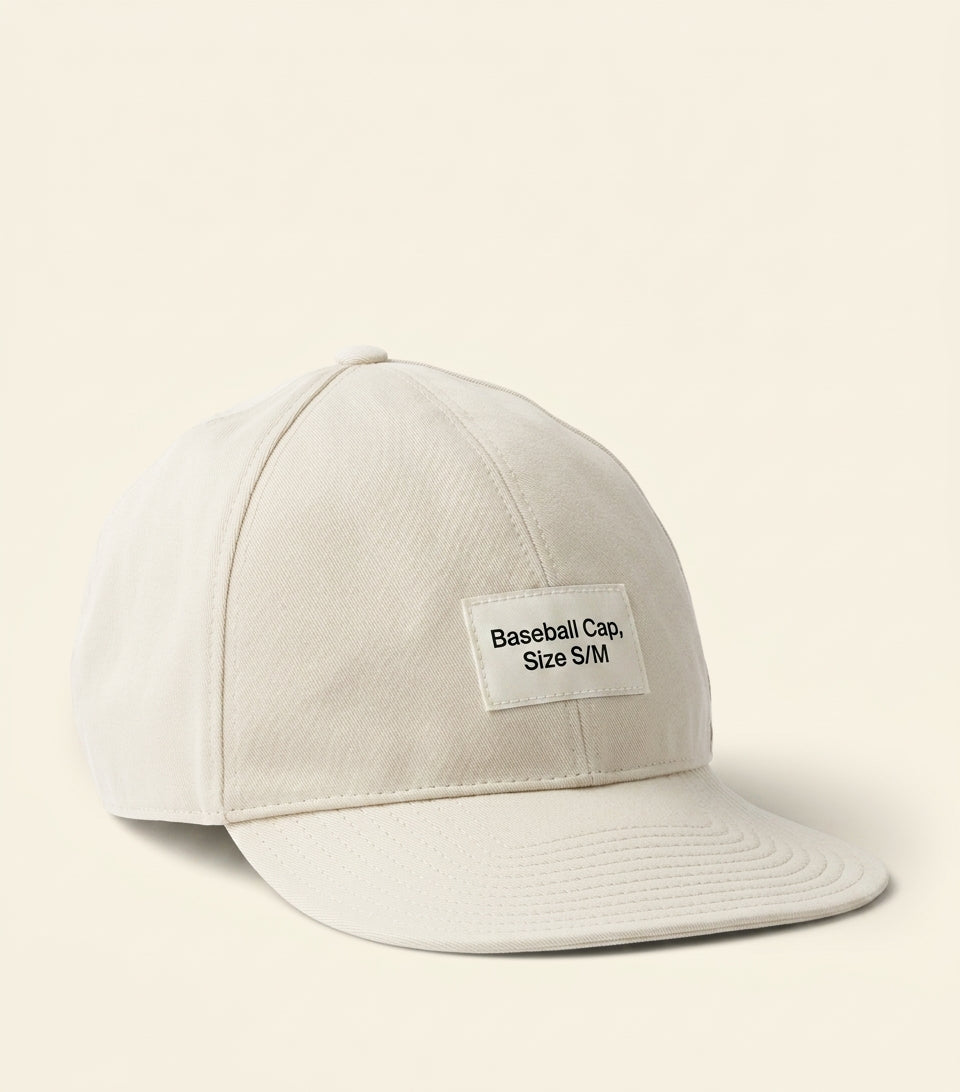 Prada bomulls gabardin caps med logo (britisk merke)