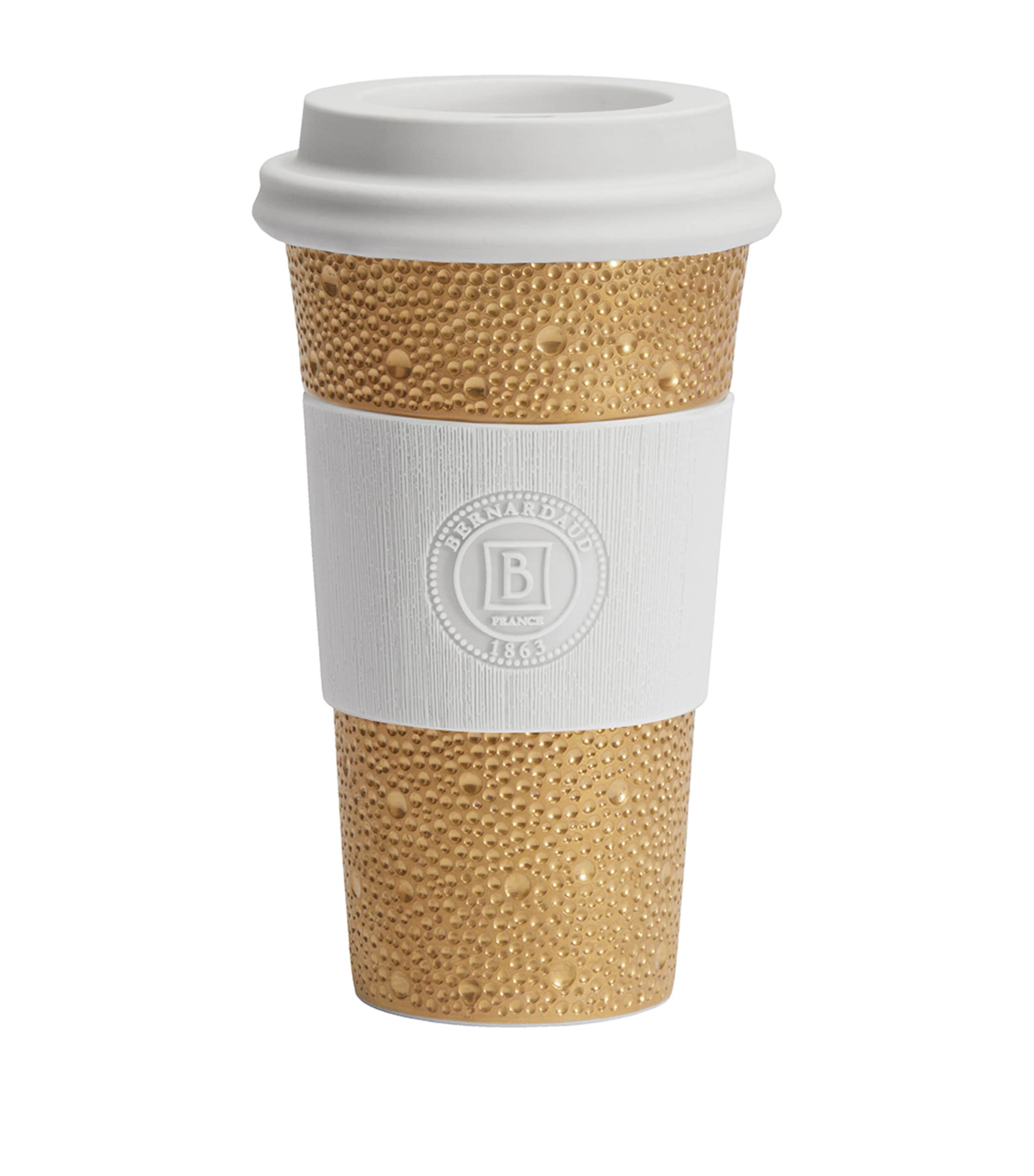 Bernardaud Ecume Nomad travel mug - British product