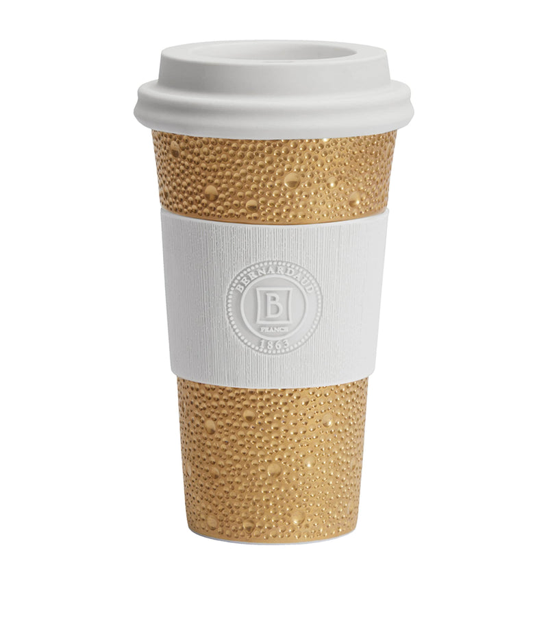Bernardaud Ecume Nomad travel mug - British product